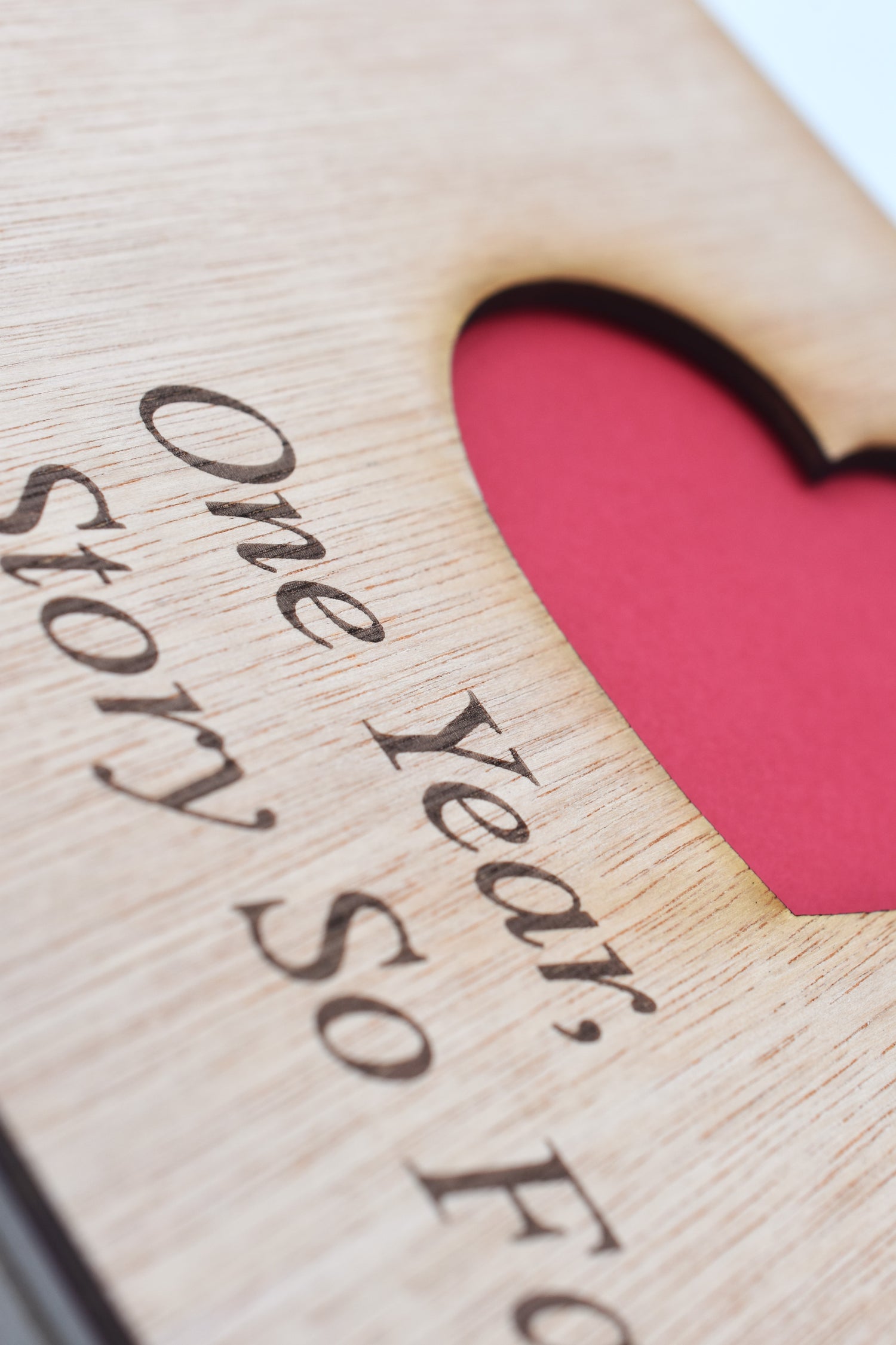 1 Year Anniversary – Our Story So Far Scrapbook