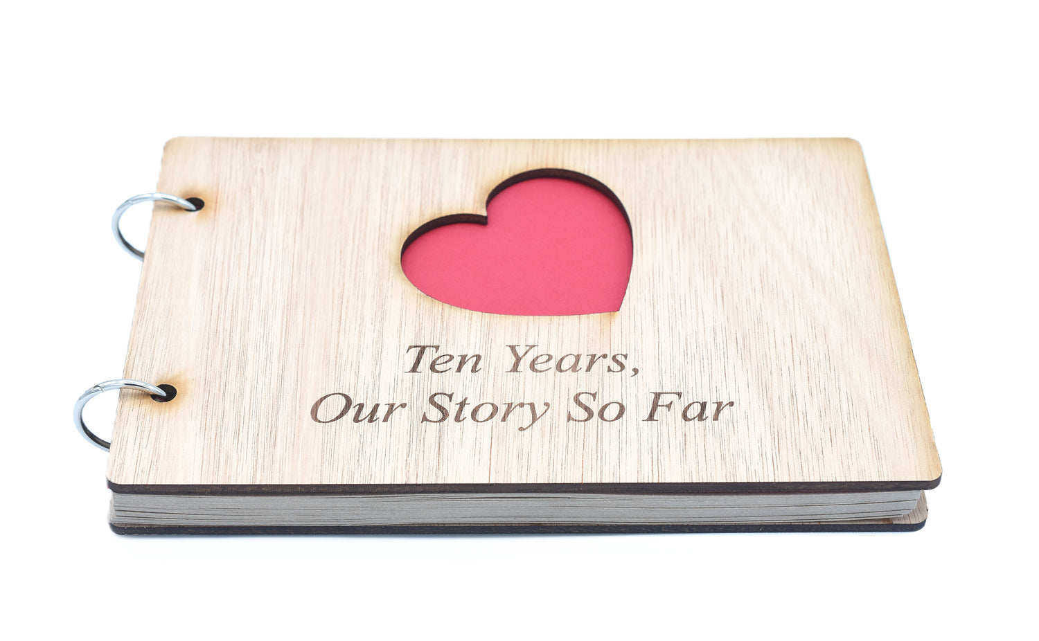 10 Year Anniversary – Our Story So Far Scrapbook