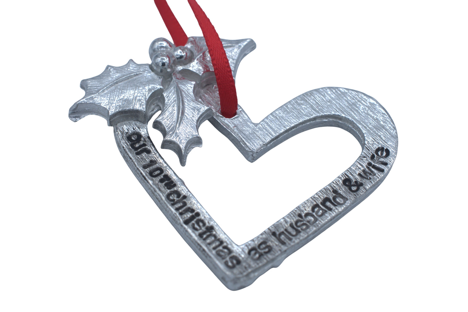 10 Years Together 10th Anniversary Hanging Tree Decoration