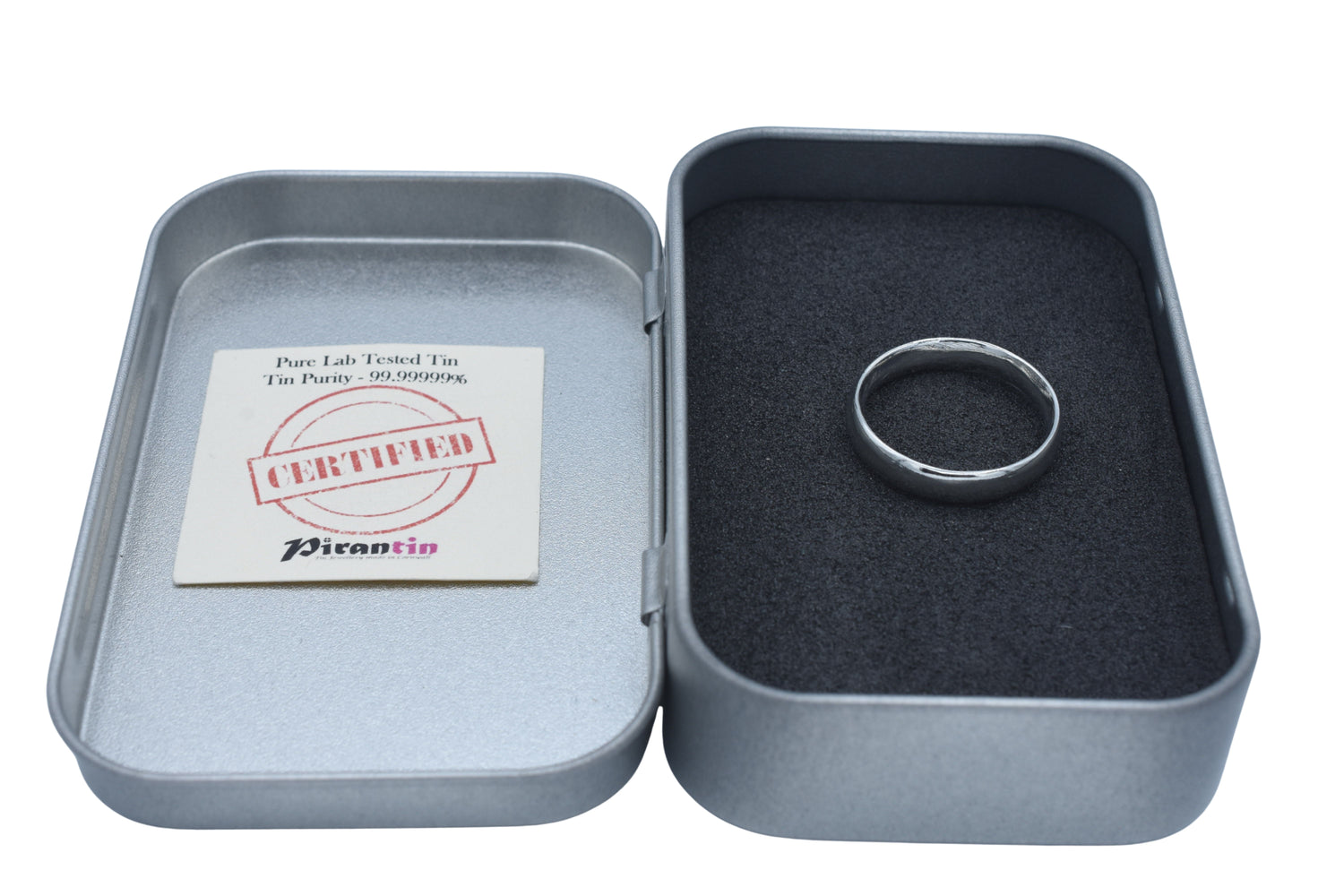 100% Tin Ring for Men