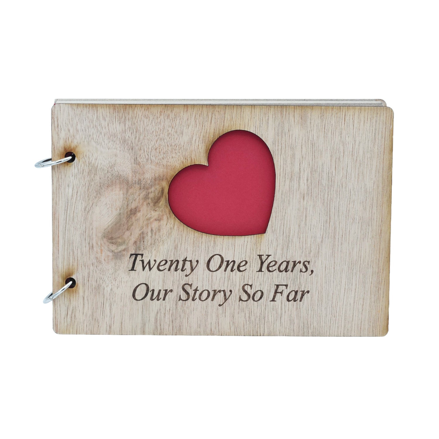 21 Year Anniversary – Our Story So Far Scrapbook