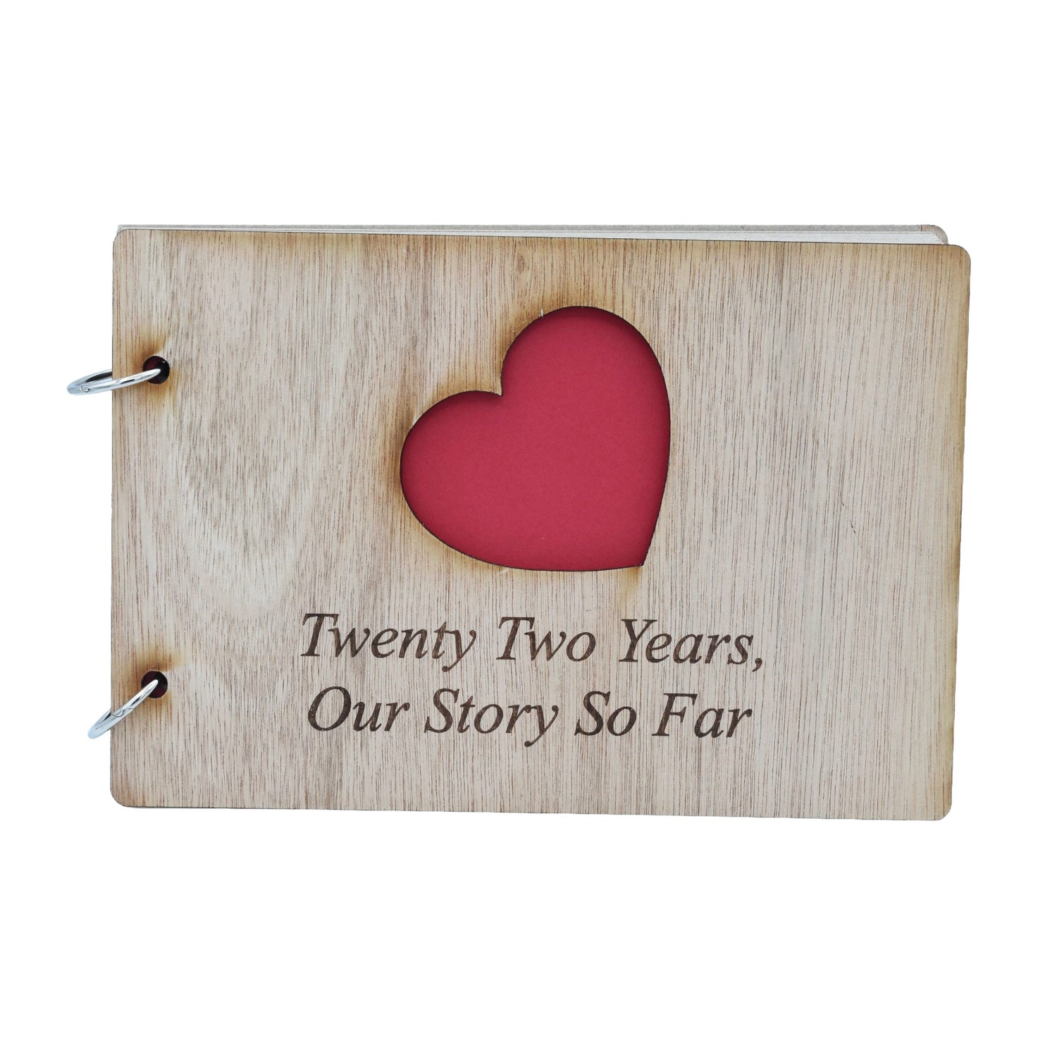 22 Year Anniversary – Our Story So Far Scrapbook