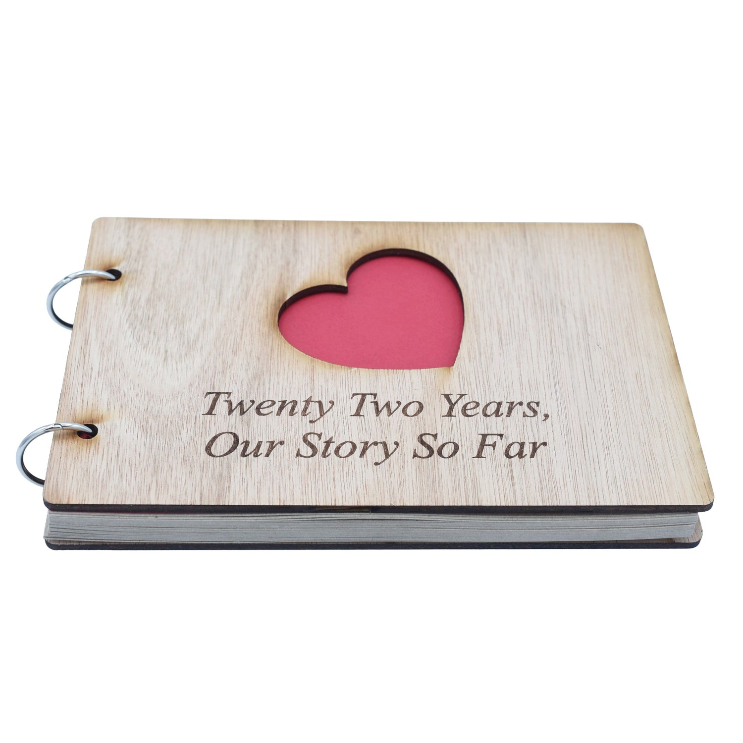 22 Year Anniversary – Our Story So Far Scrapbook