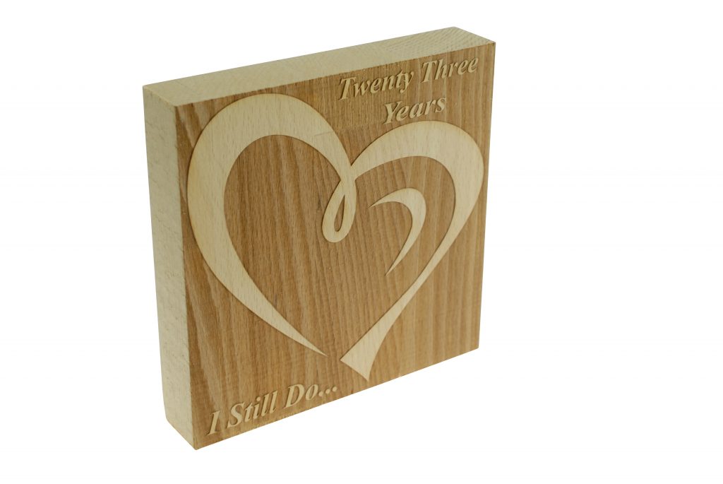 23 Year Anniversary I Still Do - Dark Beech Block