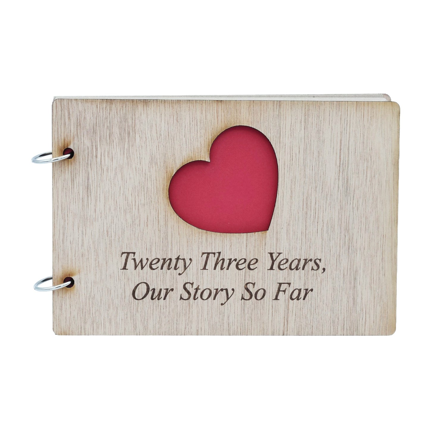 23 Year Anniversary – Our Story So Far Scrapbook