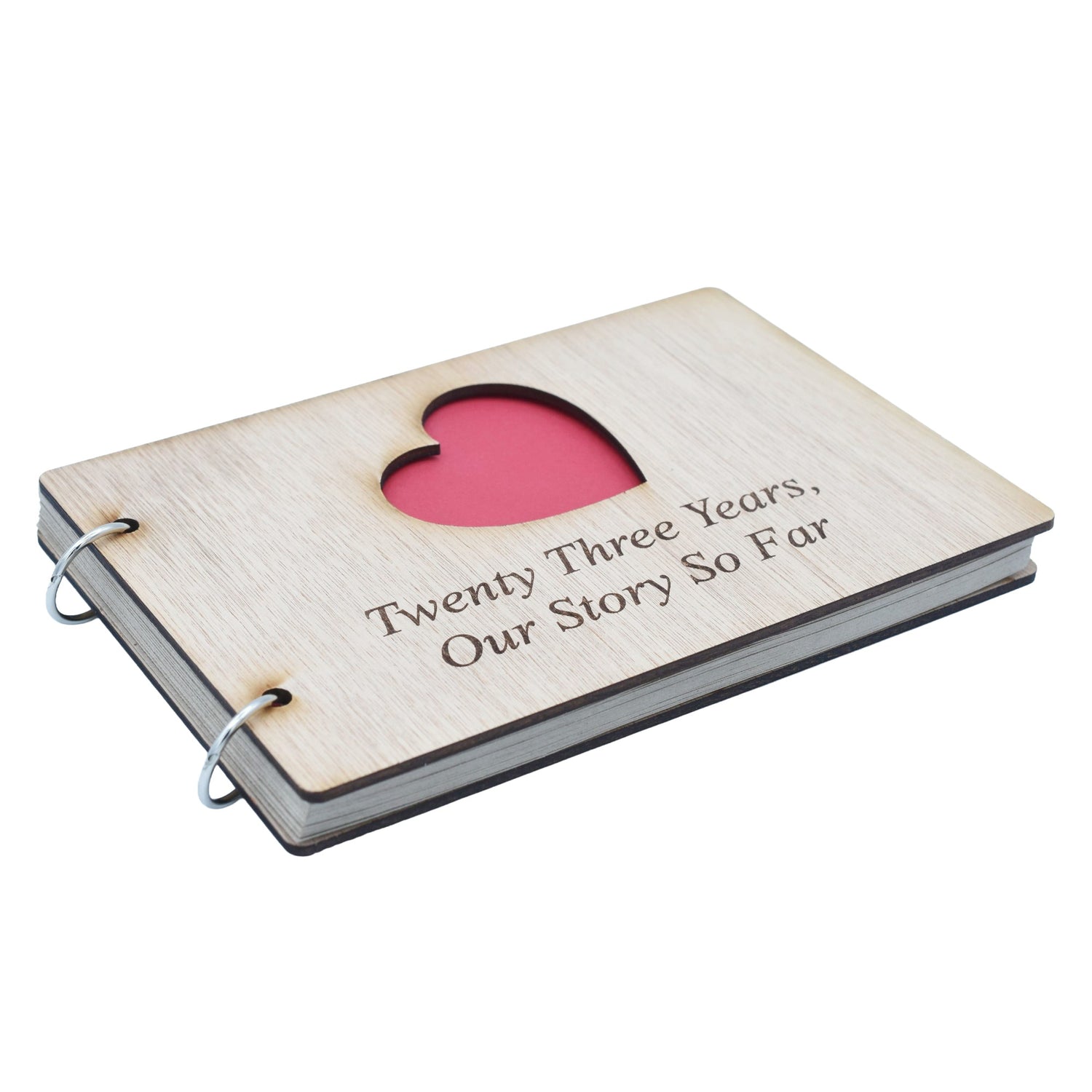 23 Year Anniversary – Our Story So Far Scrapbook