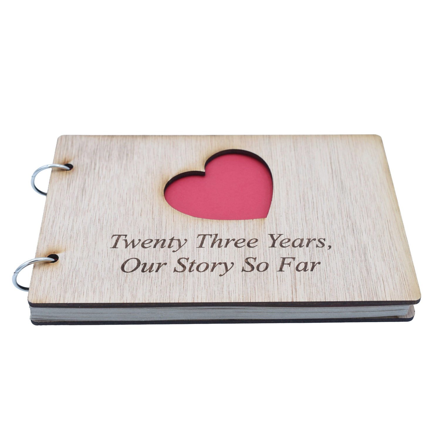 23 Year Anniversary – Our Story So Far Scrapbook