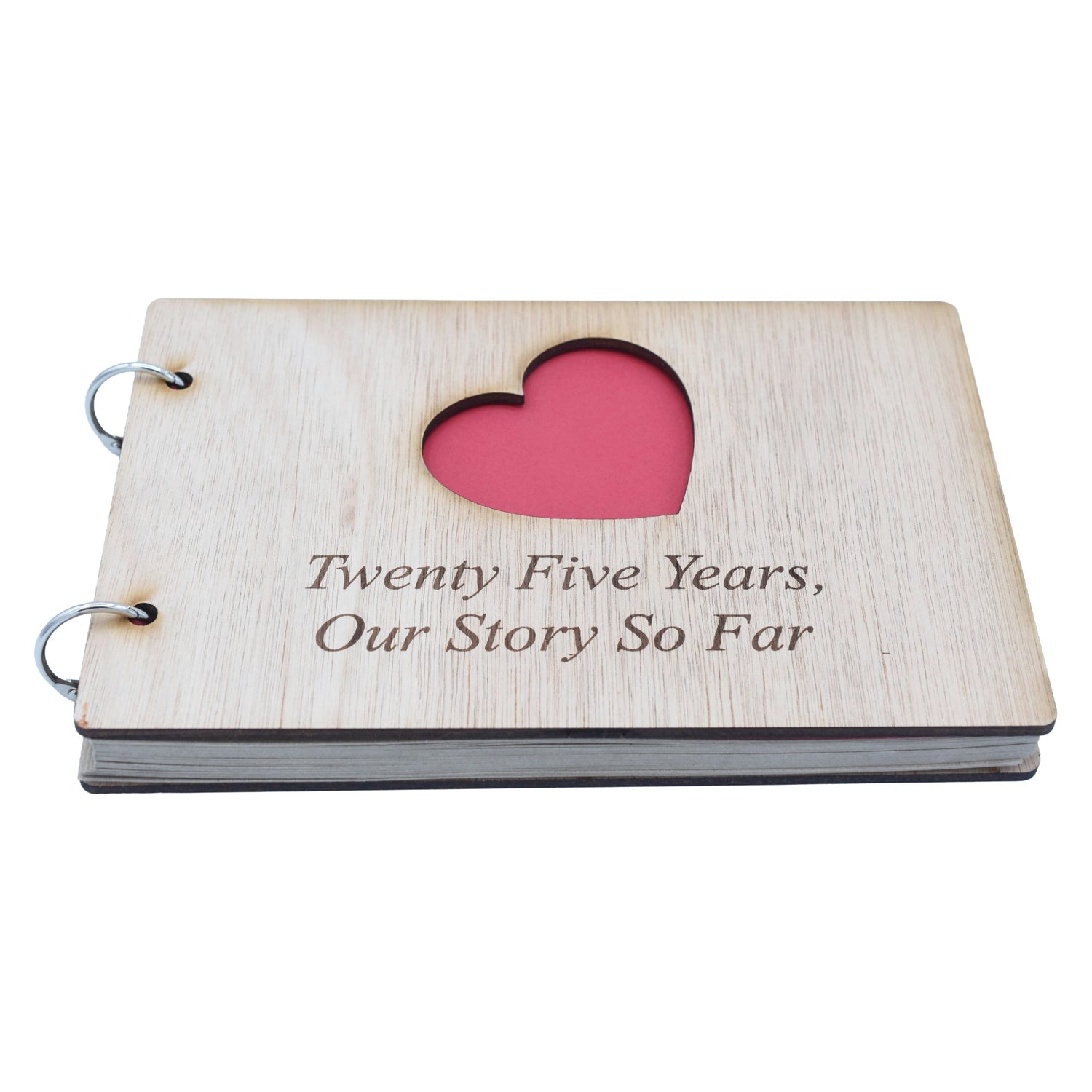 25 Year Anniversary – Our Story So Far Scrapbook