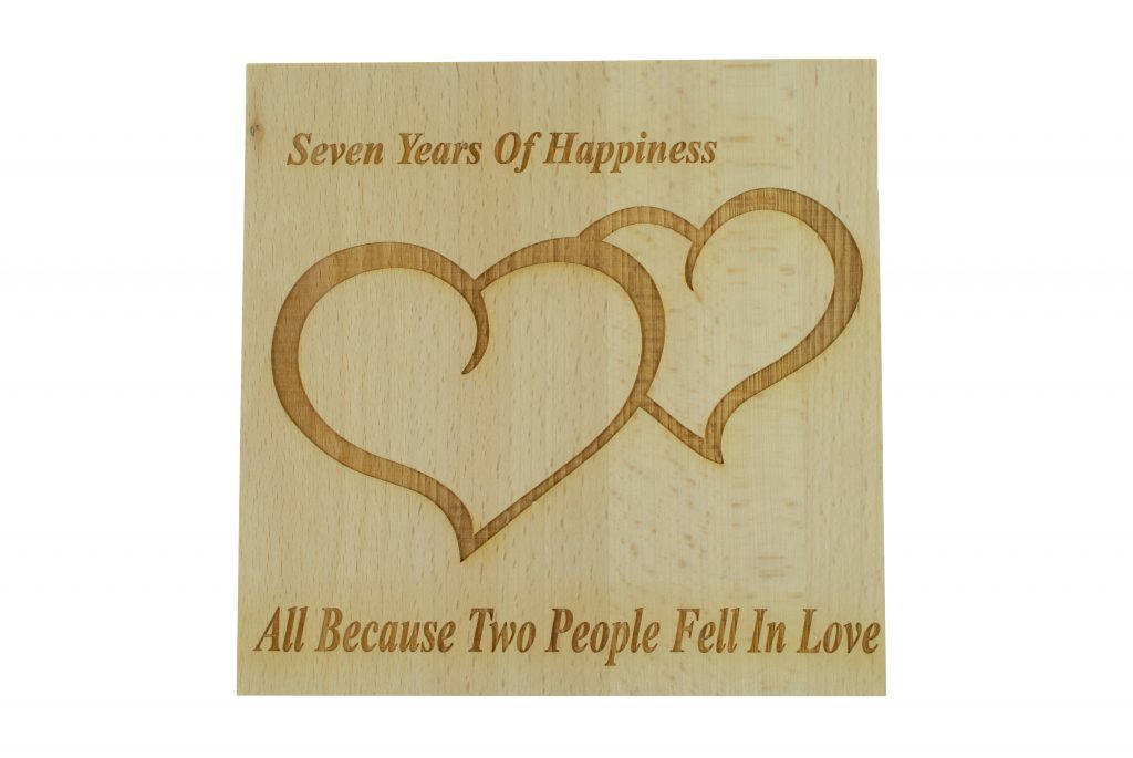 7 Years of Happiness Beech Block