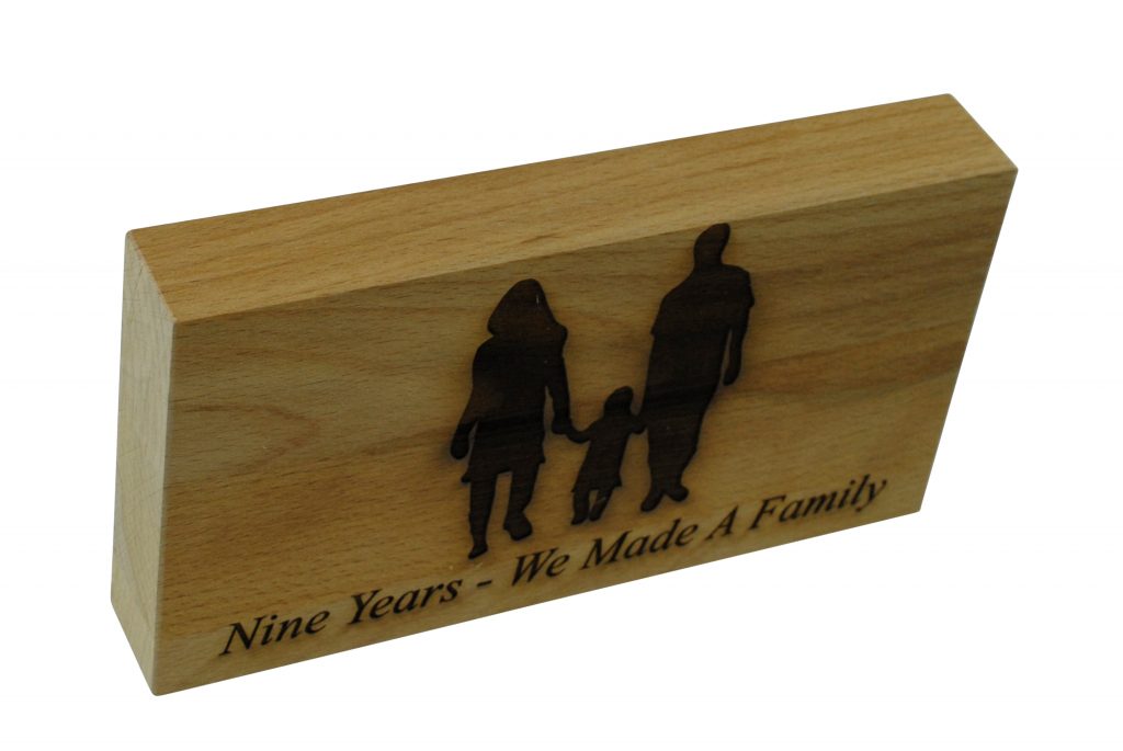 9 Years We Made A Family Beech Block