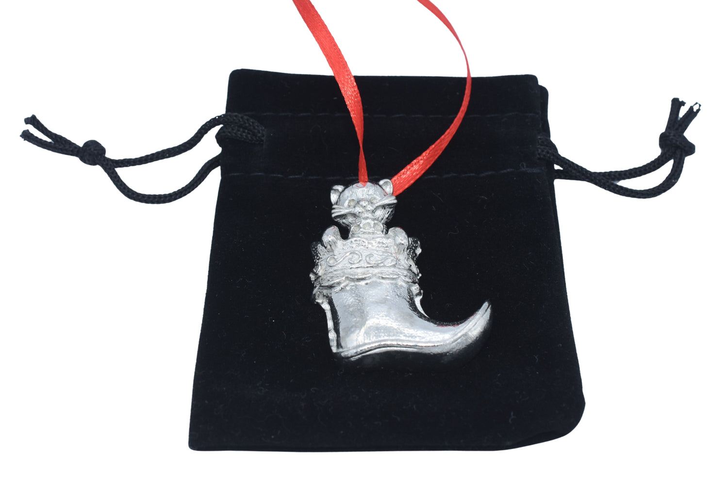 Christmas Fox in a Stocking Decoration