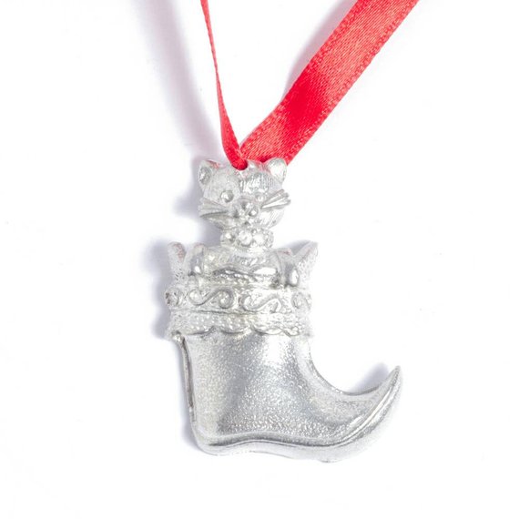 Christmas Fox in a Stocking Decoration