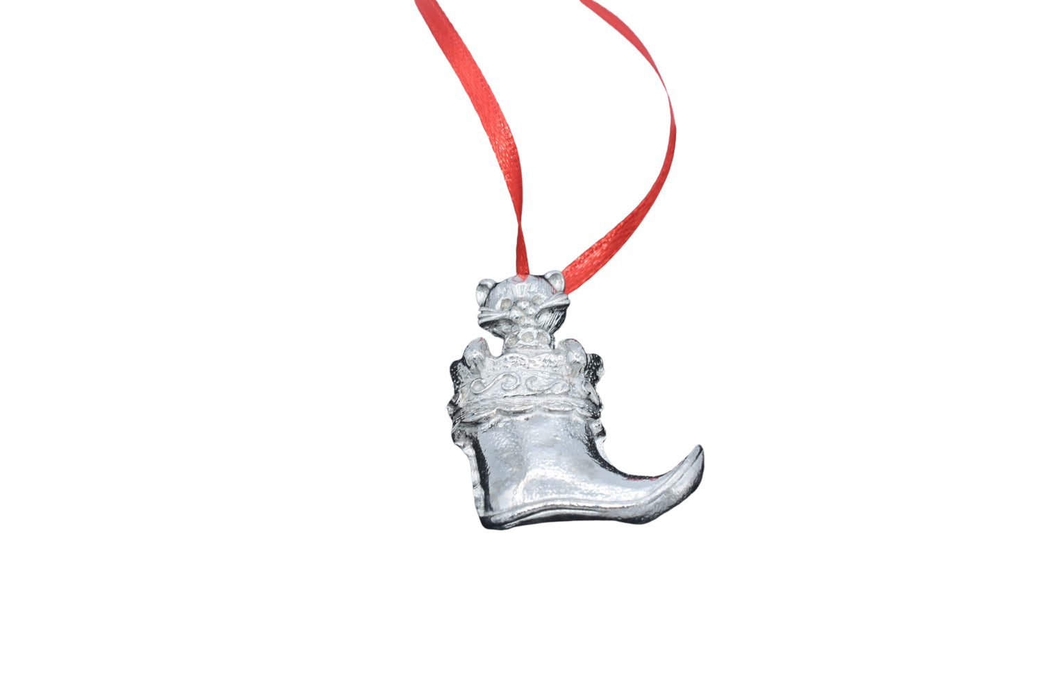 Christmas Fox in a Stocking Decoration