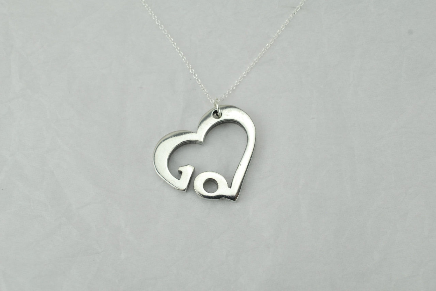 Cut-out Tin 10 Heart Pendant