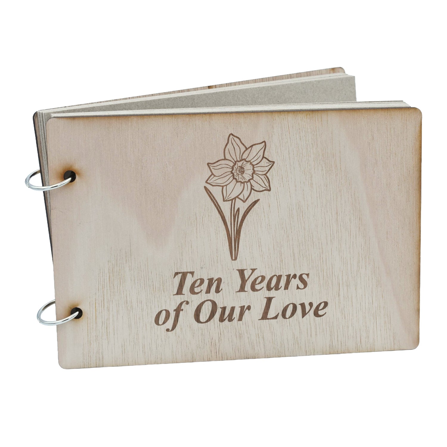 Daffodil 10 Year Anniversary Scrapbook