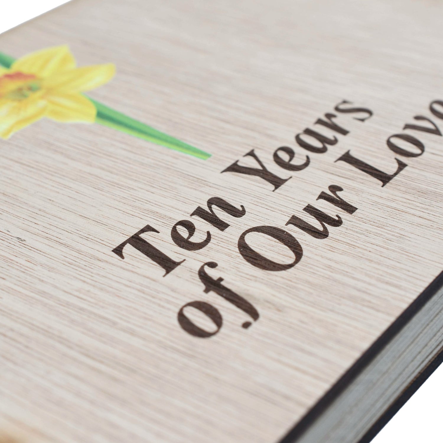 Daffodil 10 Year Anniversary Scrapbook
