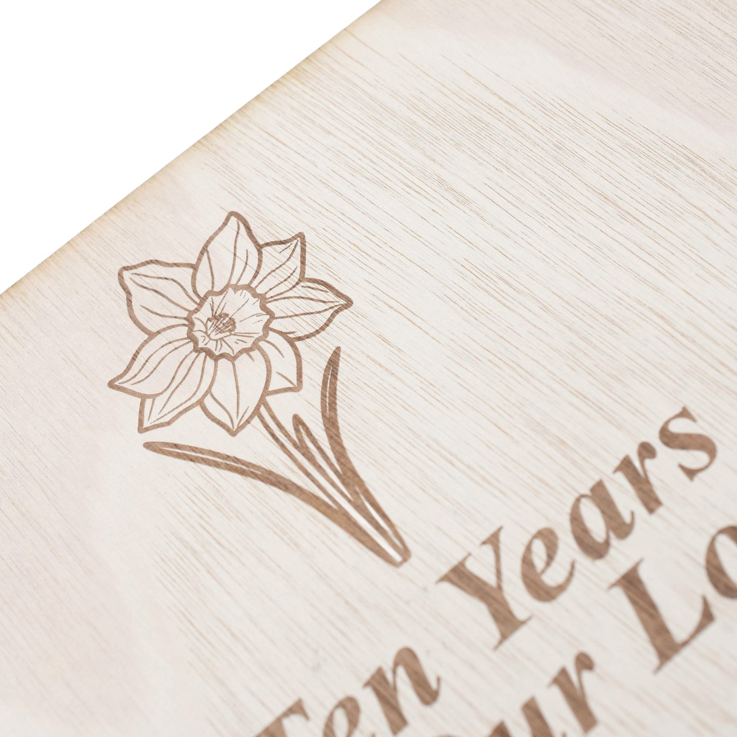 Daffodil 10 Year Anniversary Scrapbook