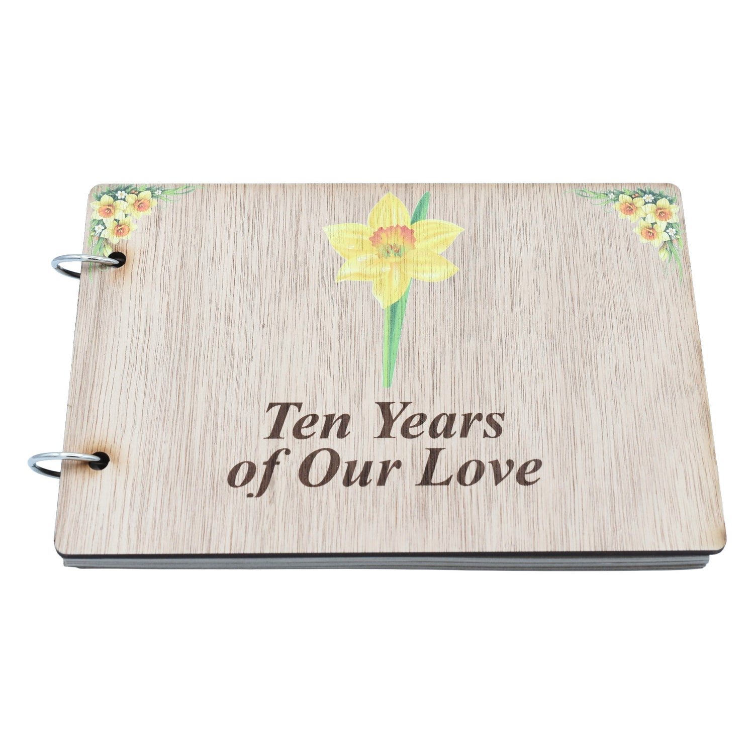 Daffodil 10 Year Anniversary Scrapbook