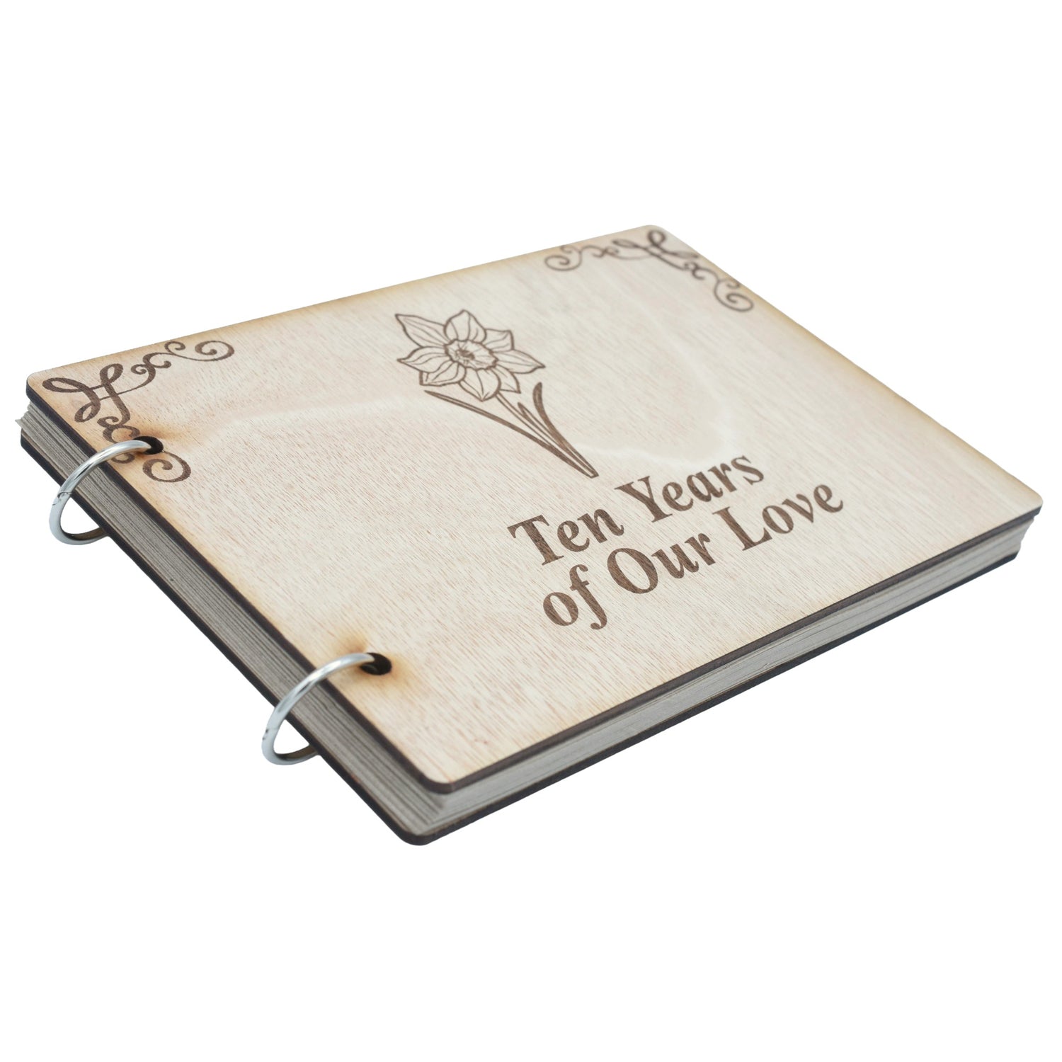 Daffodil 10th Anniversary Scrapbook - 10 Years Our Love