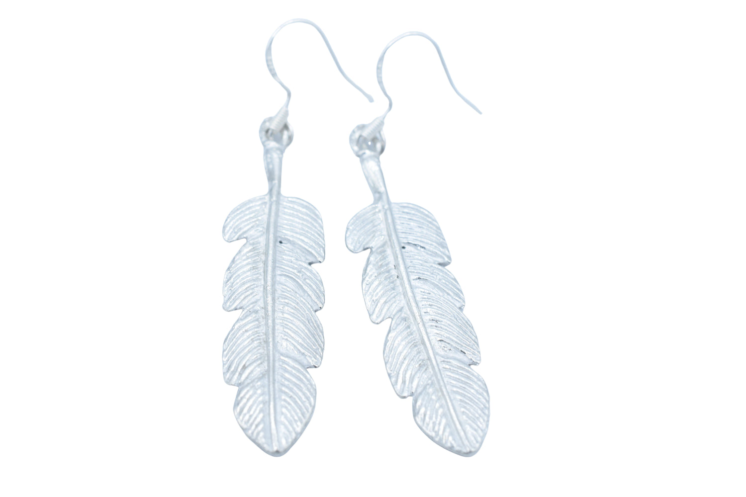 Feather Tin Earrings