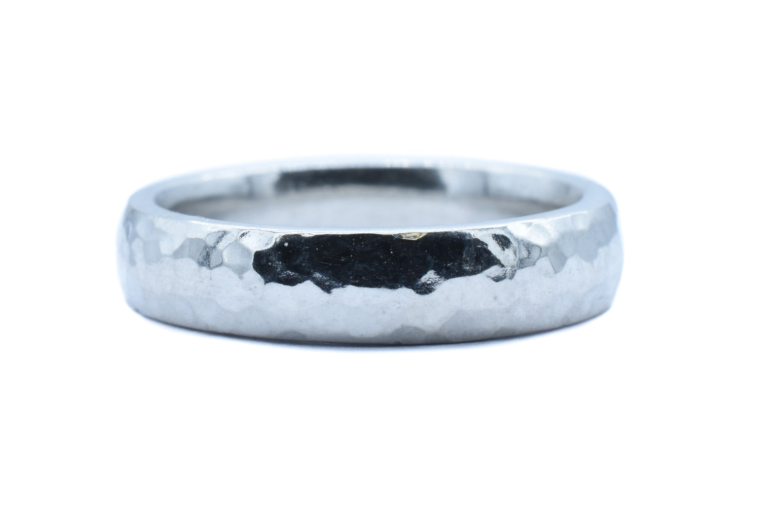 Ladies Beaten Tin Ring