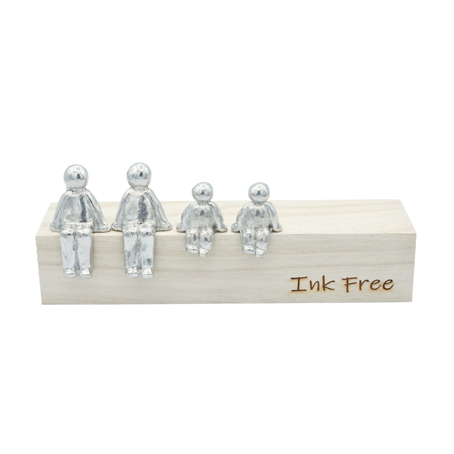 10 Years Our Family - Tin Sculpture Figurines 10th Anniversary Decoration
