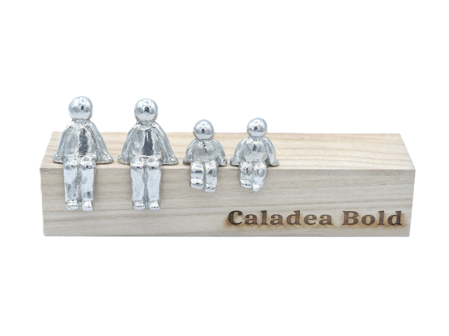 10 Years Our Family - Tin Sculpture Figurines 10th Anniversary Decoration