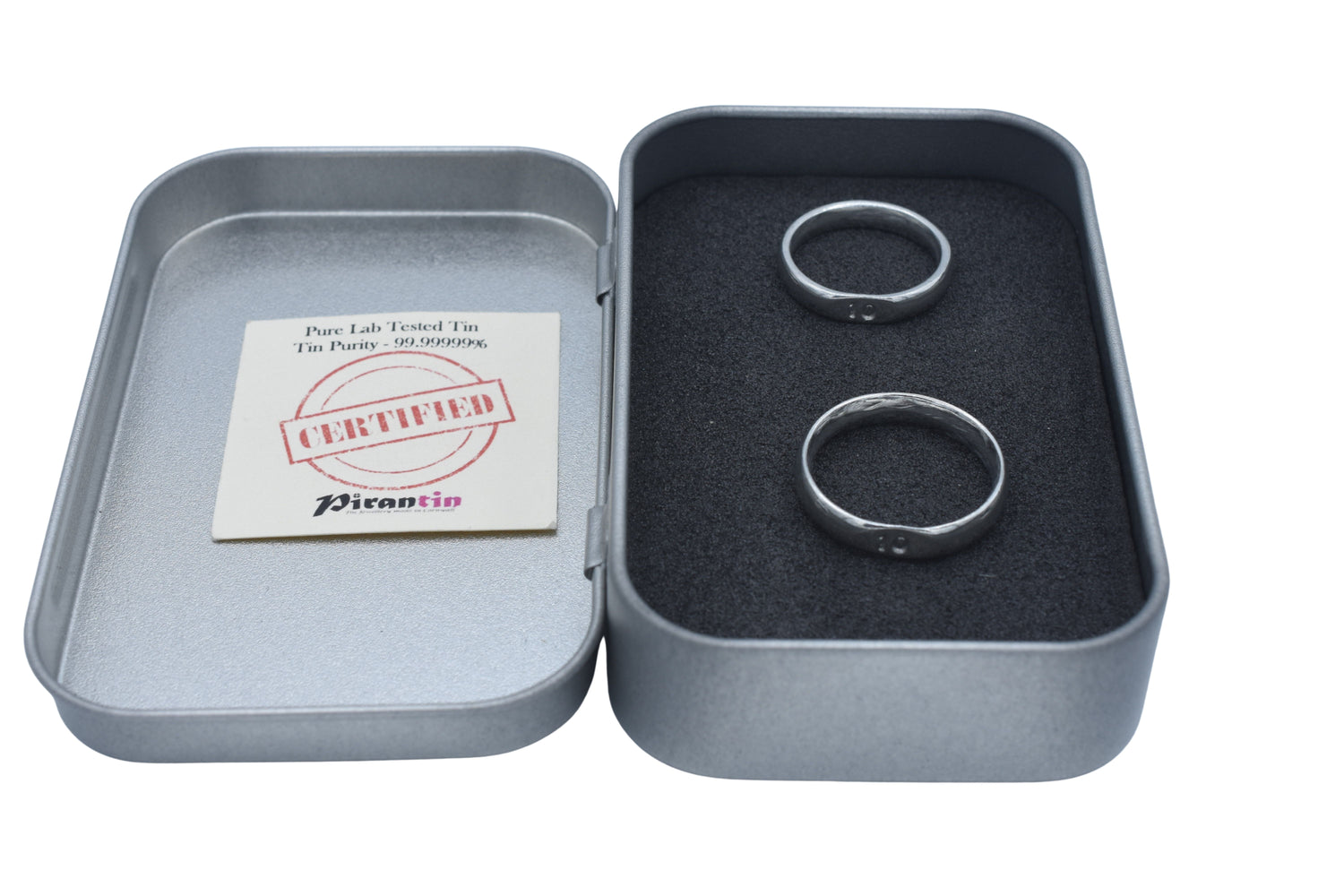 Signet Tin Matching Rings