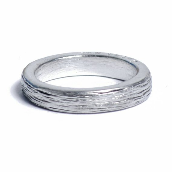 Ten Year Tin Ladies 3mm Ring