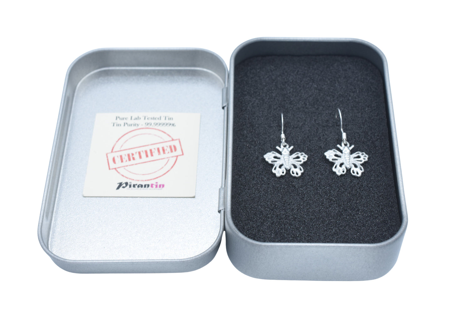 Tin Butterflies Earrings