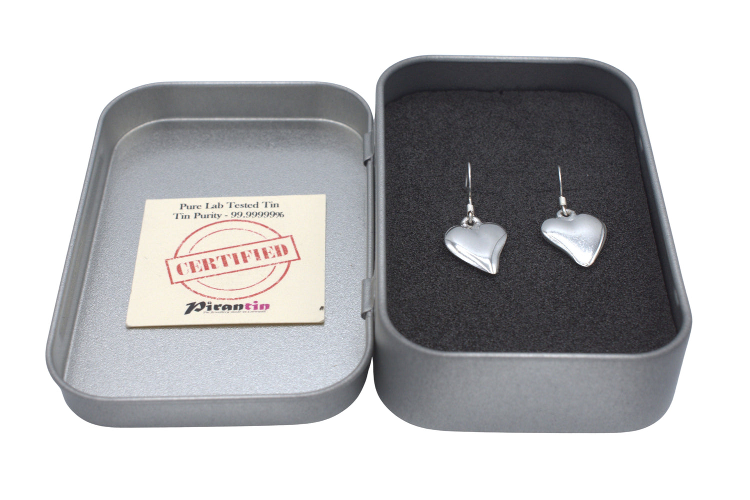 Tin Off Shape Earrings