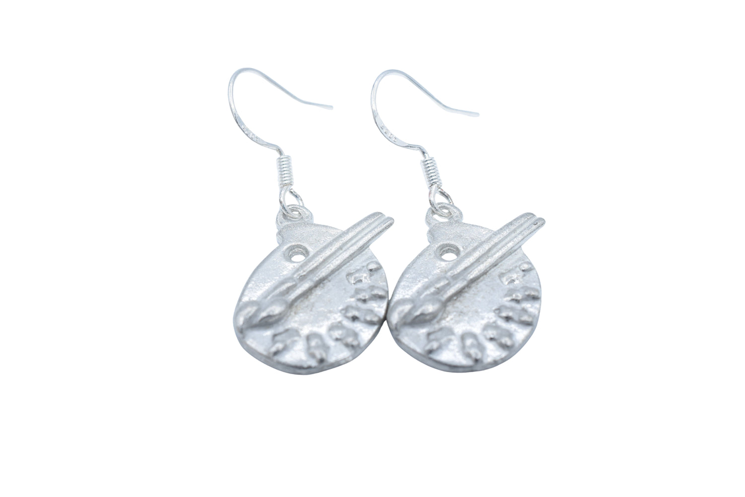 Tin Paint Palette Earrings