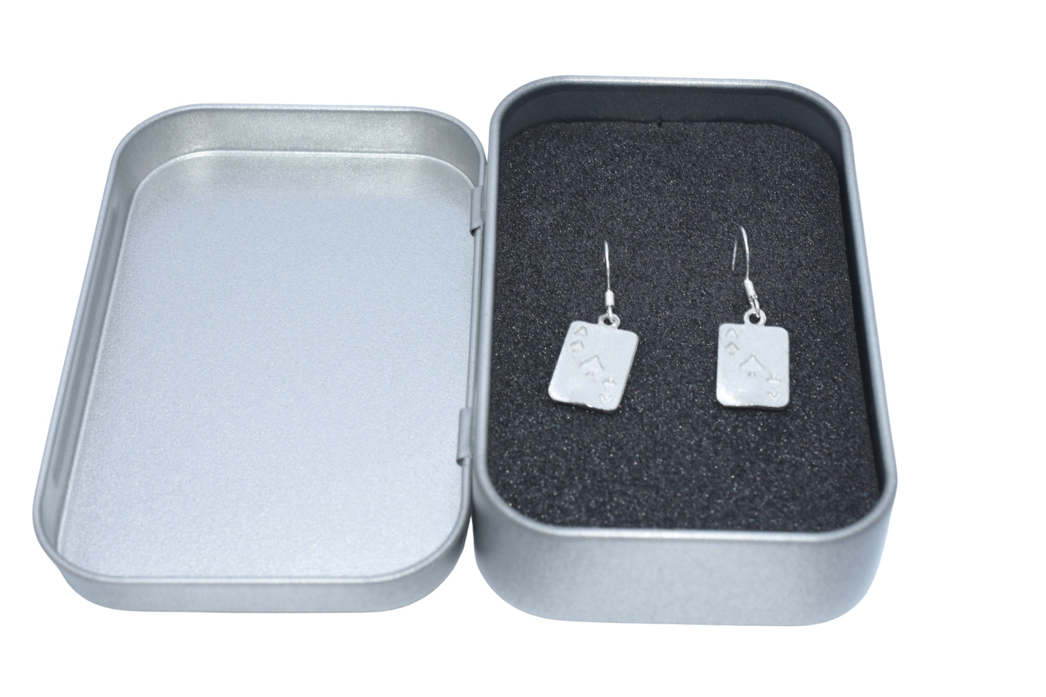 Tin Playing Card Earrings