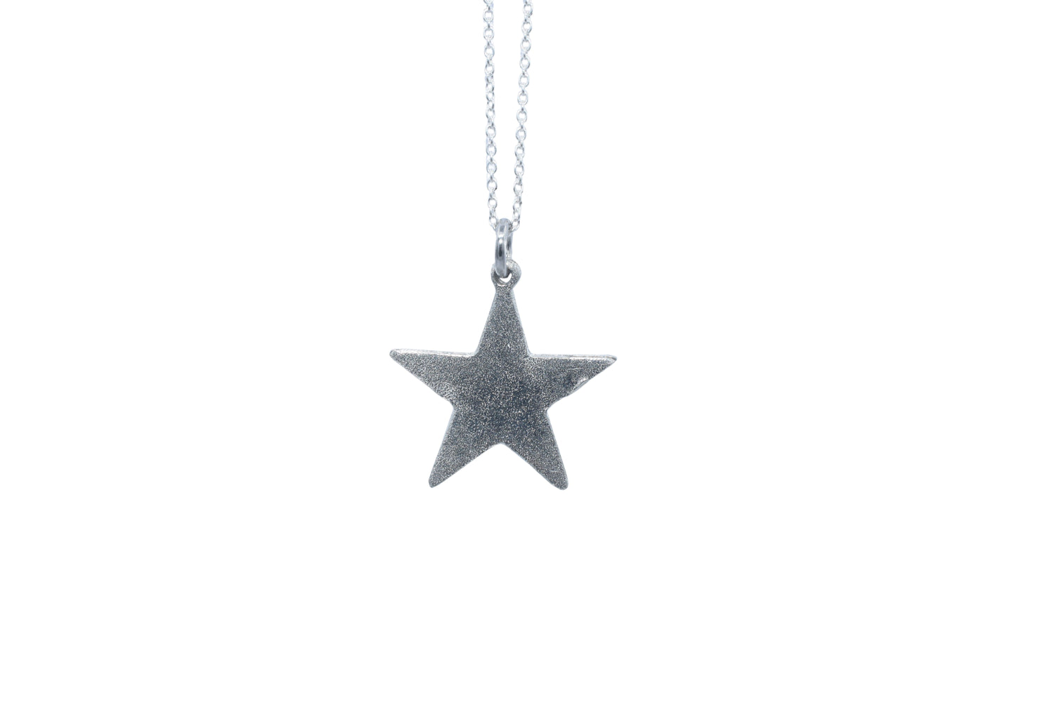 Tin Star Pendant Necklace