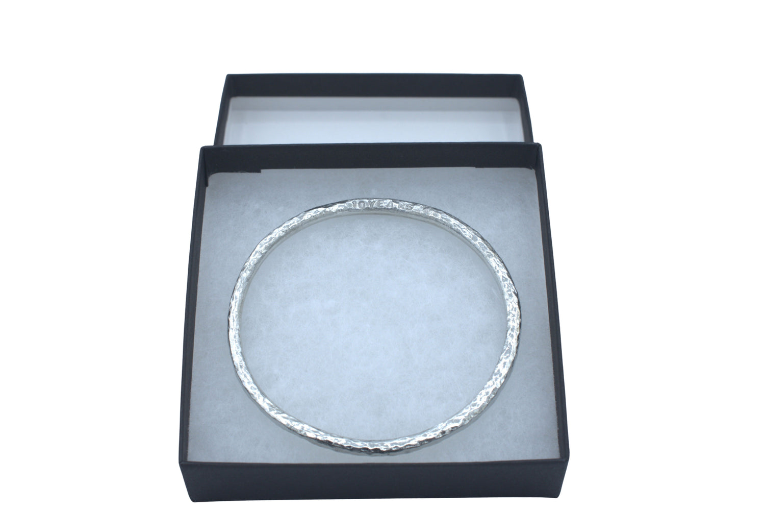 Tin Textured Bangle