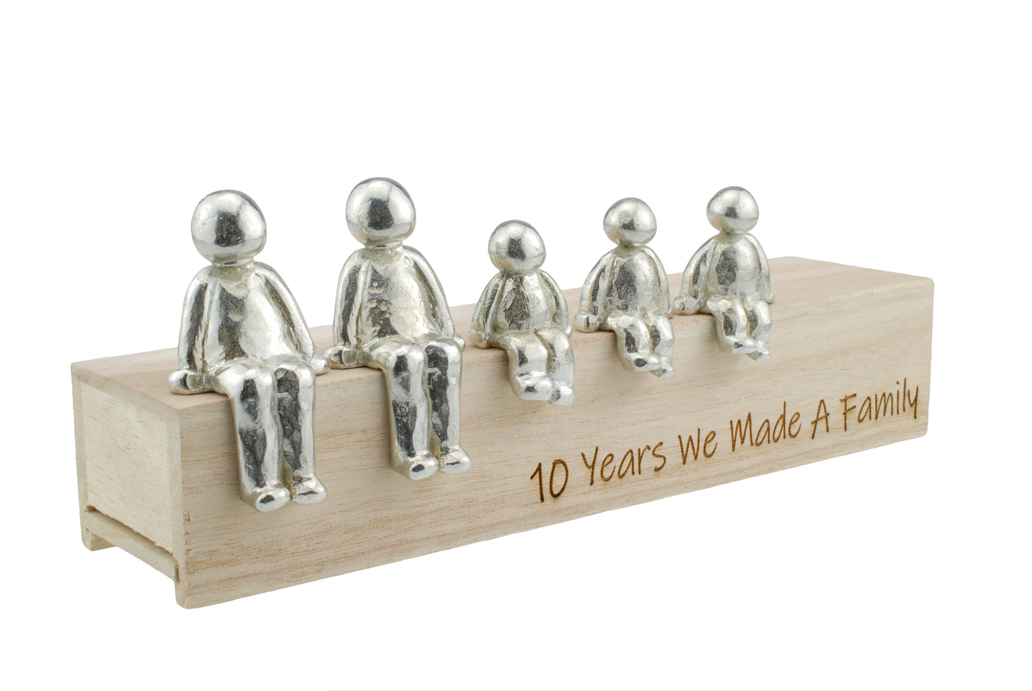 We Made a Family Anniversary - Tin Sculpture Figurines