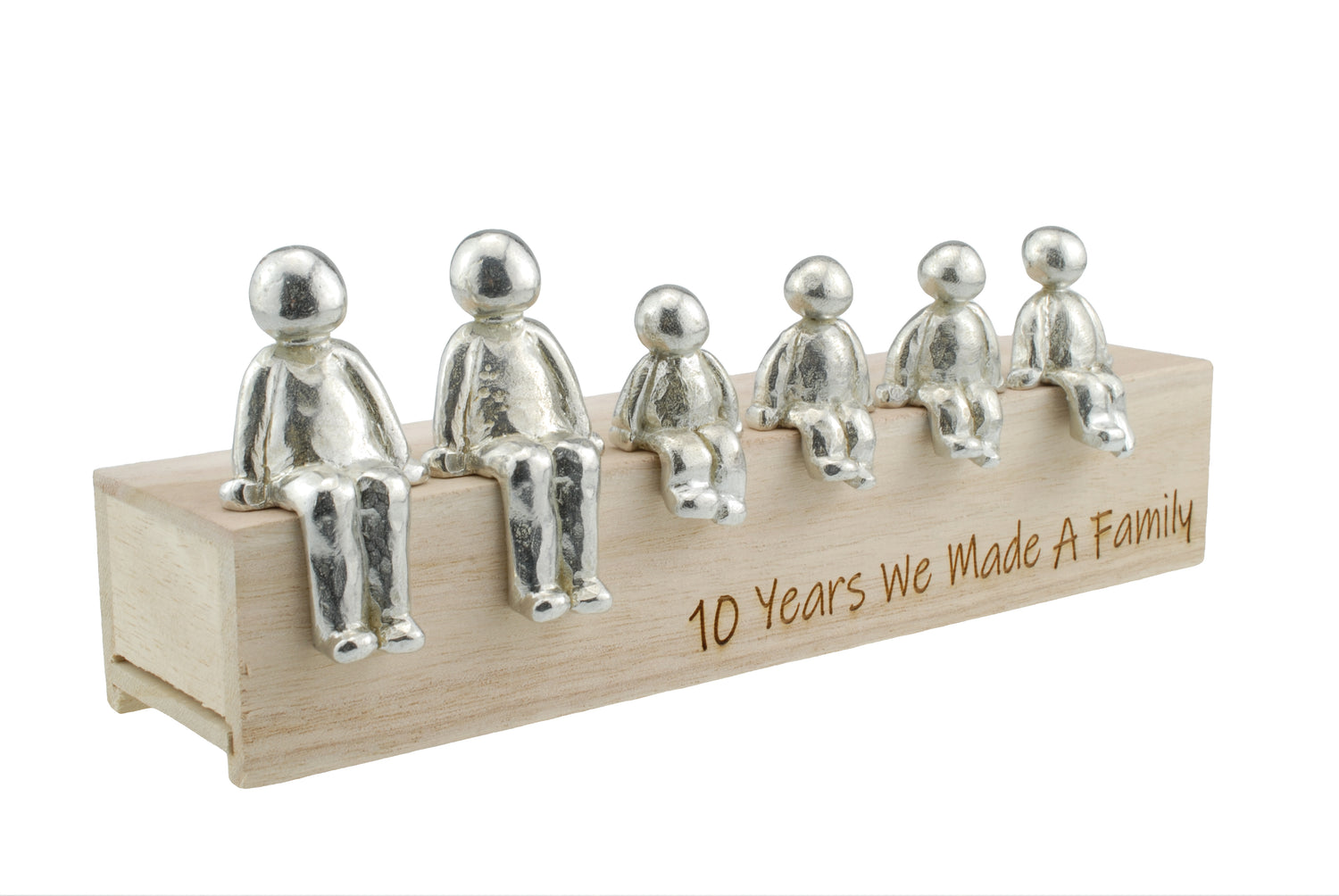 We Made a Family Anniversary - Tin Sculpture Figurines