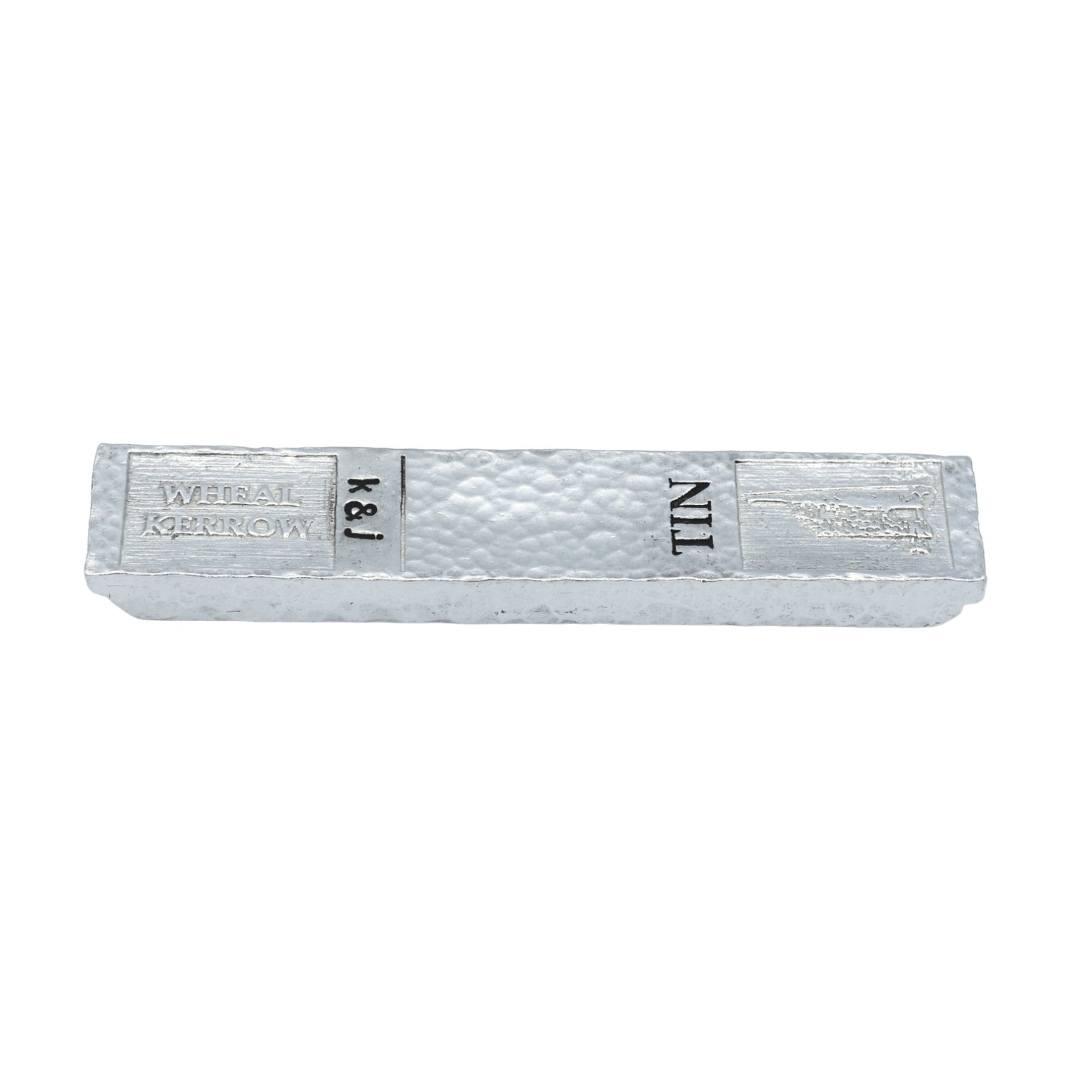 Personalised Tin Ingot 100% Pure Tin - 72 grammes