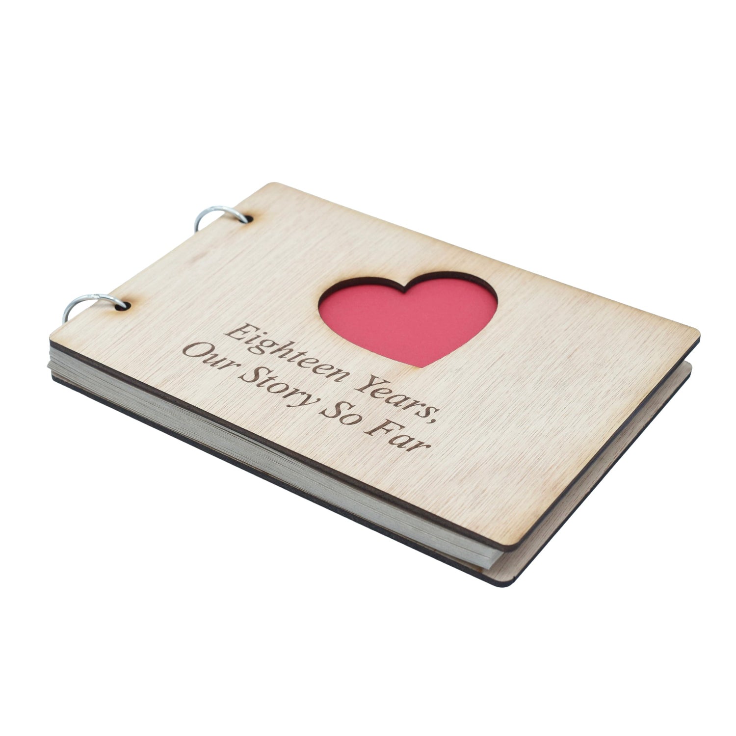 18 Year Anniversary – Our Story So Far Scrapbook