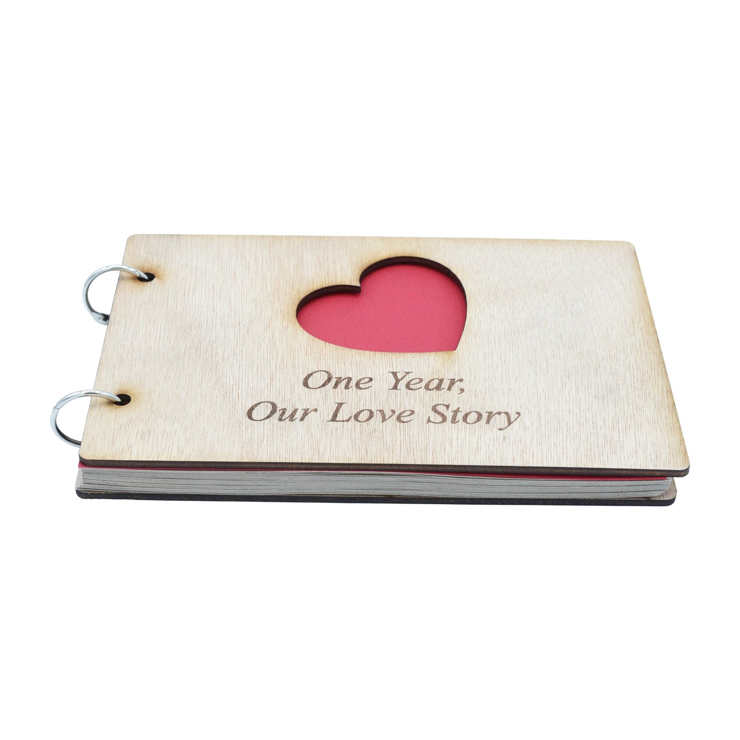 One Year, Our Love Story. 1st Anniversary- Scrapbook