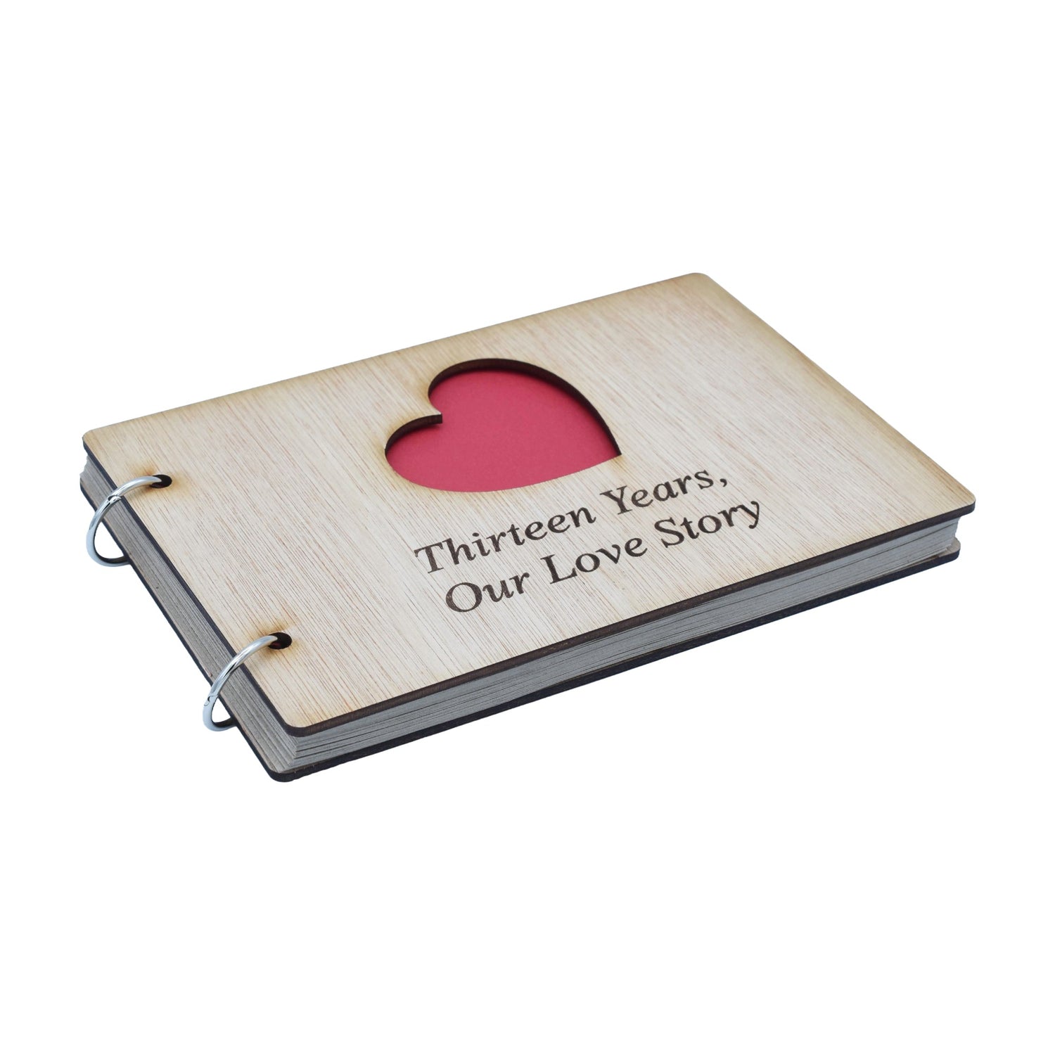 Thirteen Years, Our Love Story. 13th Anniversary- Scrapbook