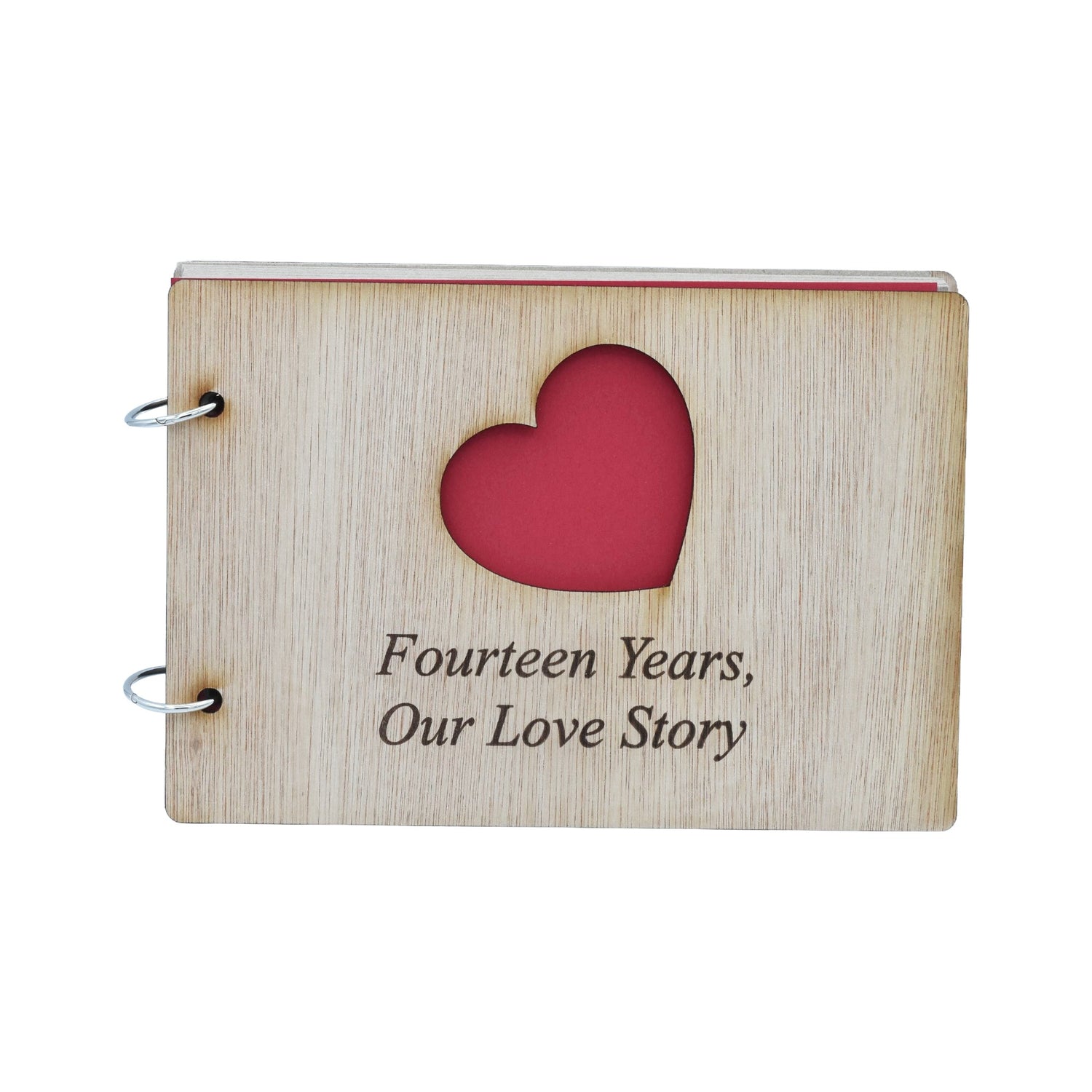 Fourteen Years, Our Love Story. 14th Anniversary- Scrapbook