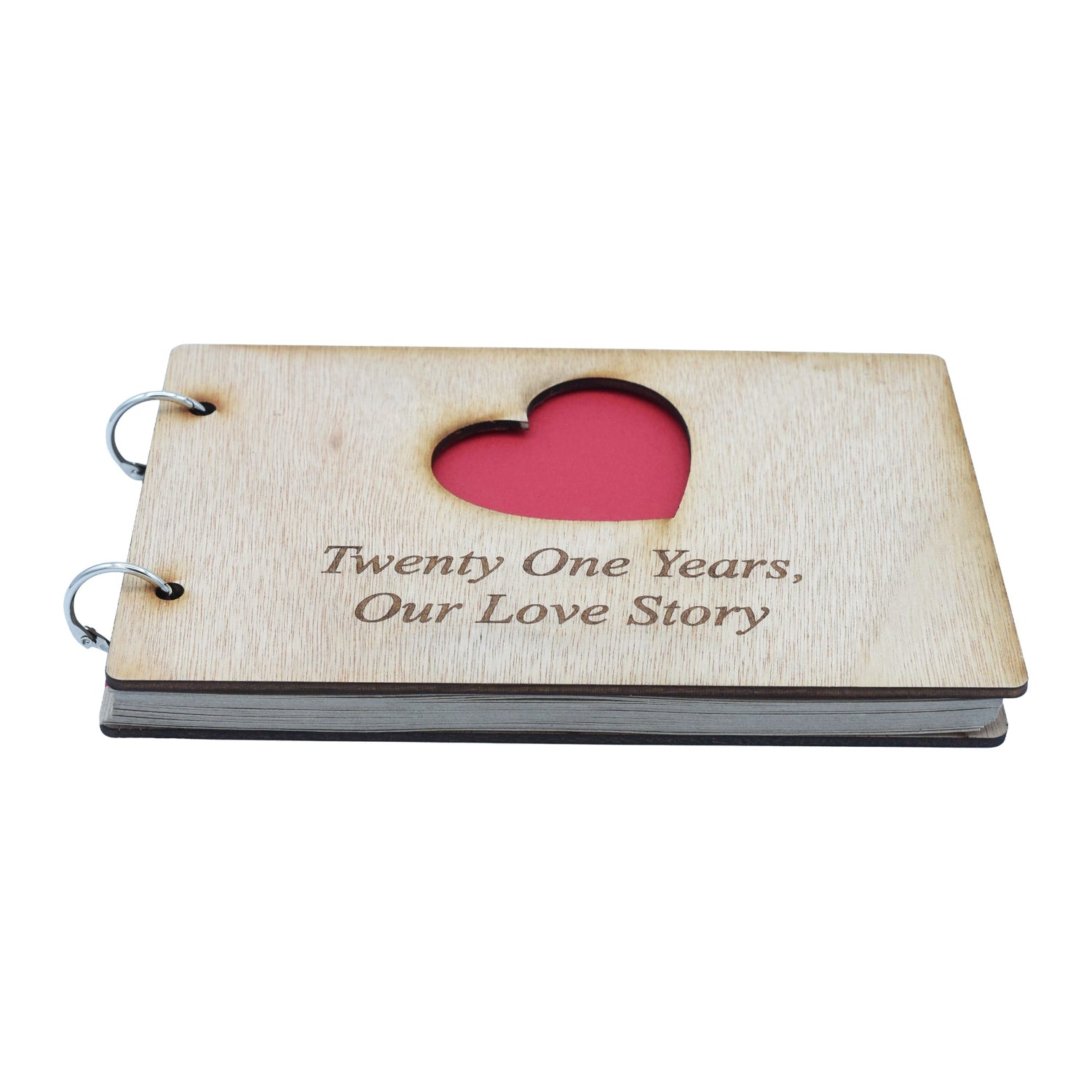 Twenty One Years, Our Love Story. 21st Anniversary- Scrapbook