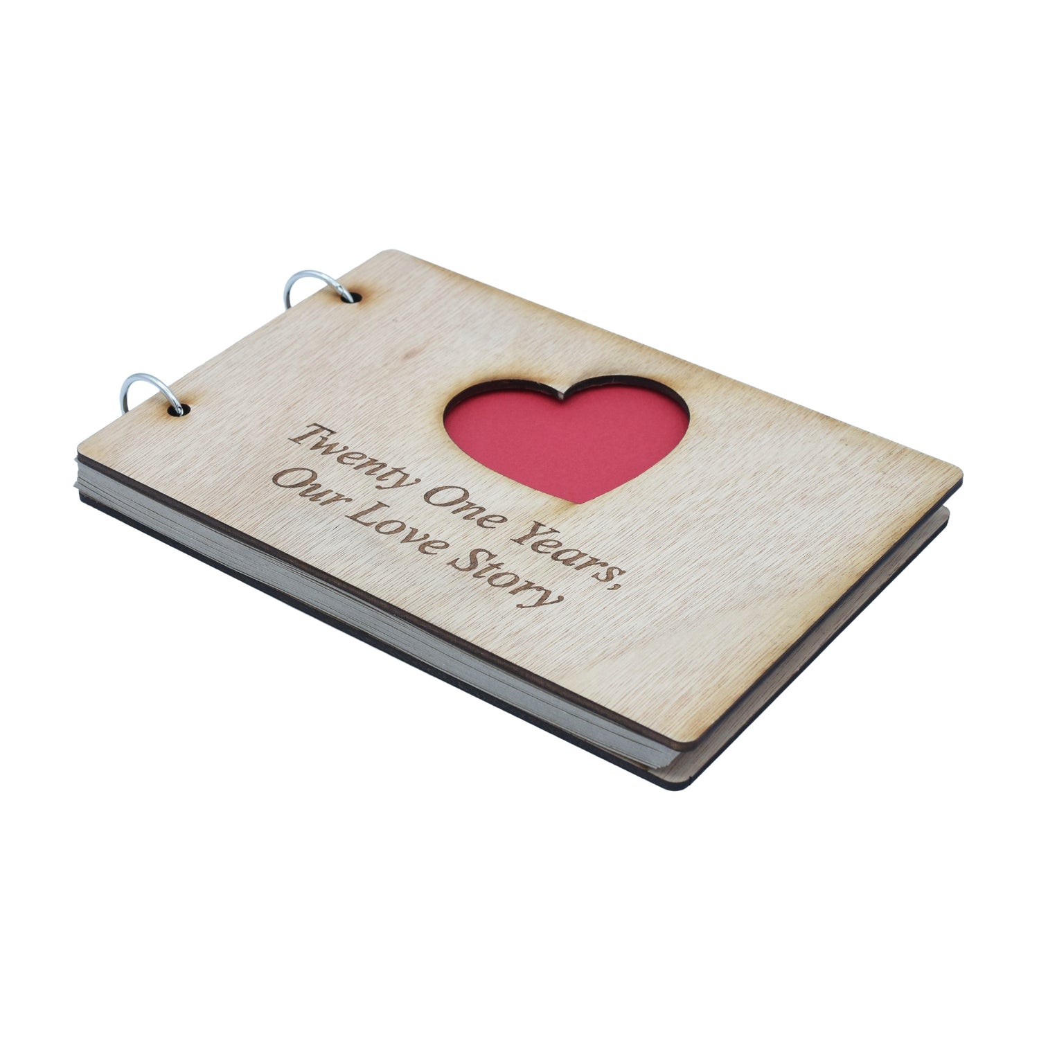 Twenty One Years, Our Love Story. 21st Anniversary- Scrapbook