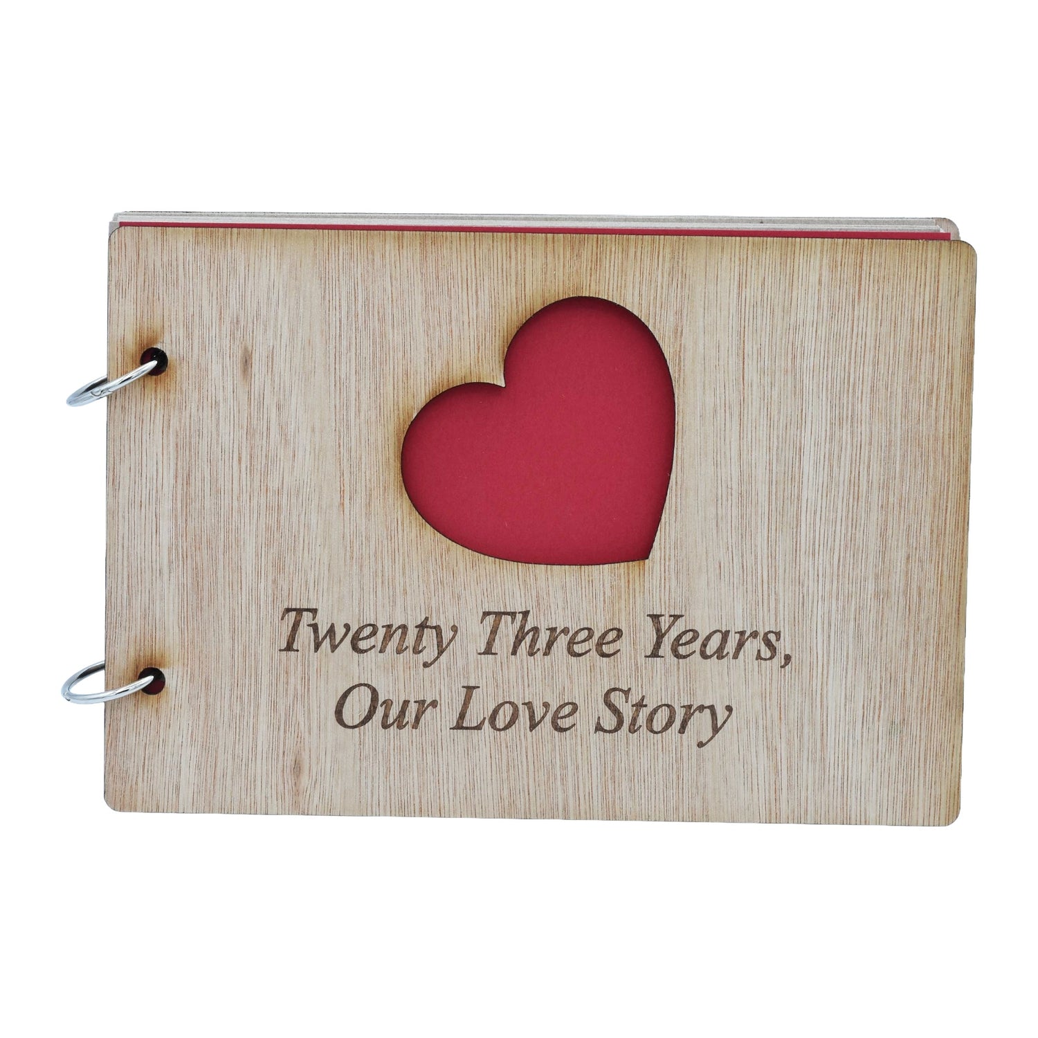 Twenty Three Years, Our Love Story. 23rd Anniversary- Scrapbook