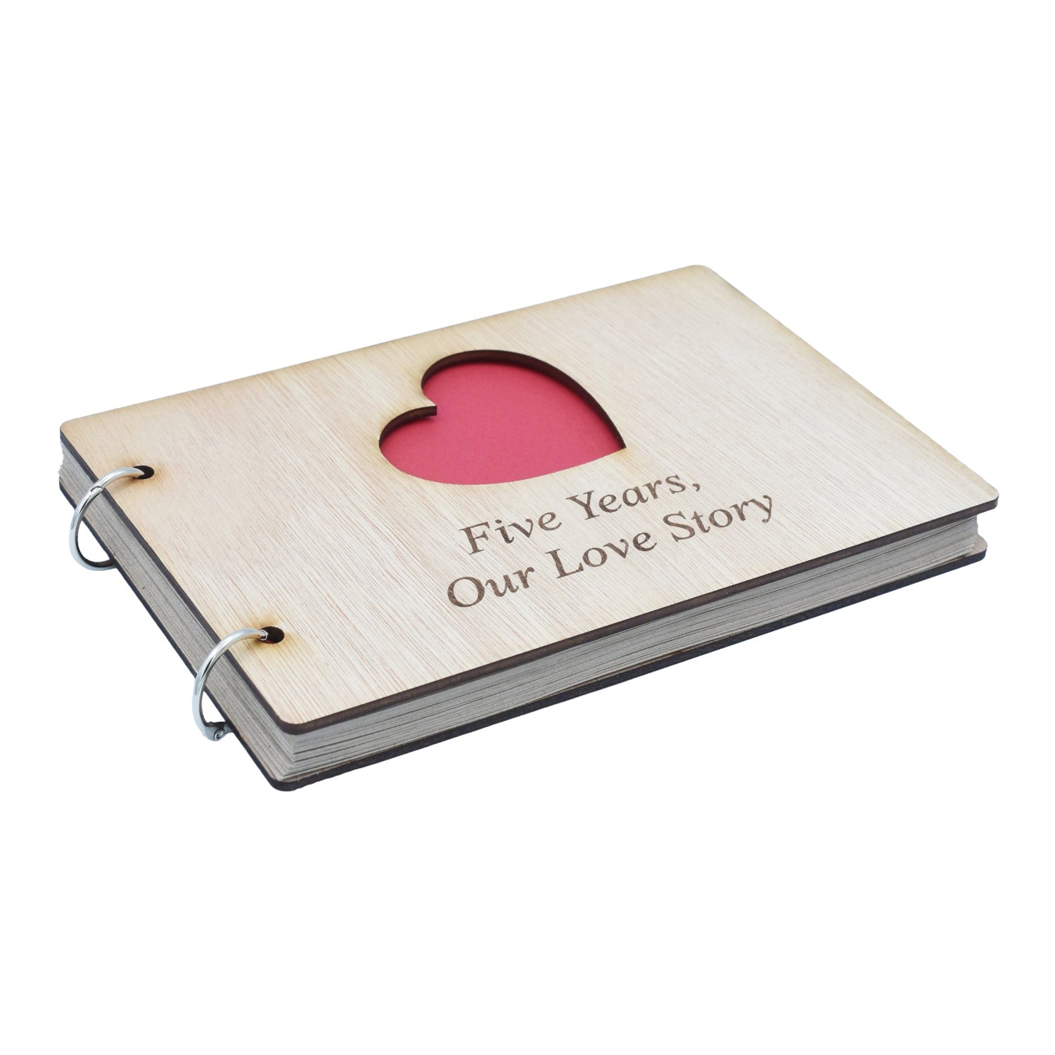 Five Years, Our Love Story. 5th Anniversary- Scrapbook