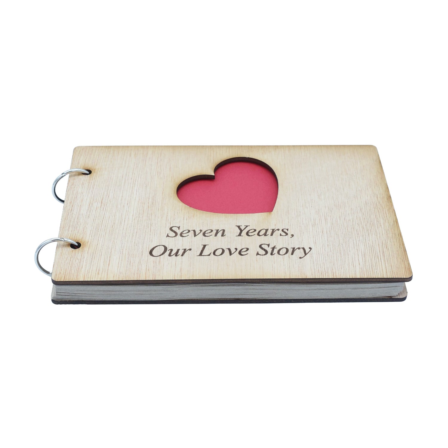 Seven Years, Our Love Story. 7th Anniversary- Scrapbook