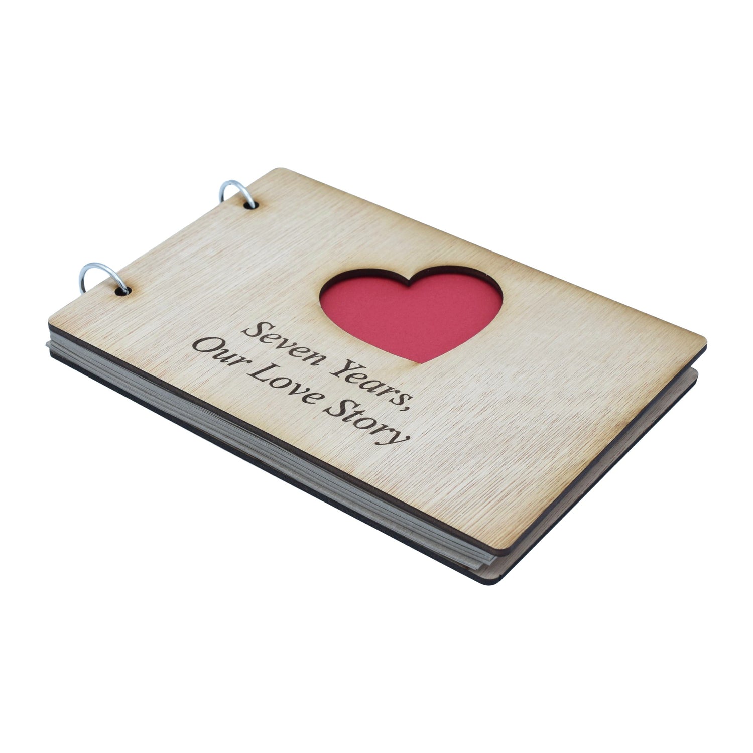 Seven Years, Our Love Story. 7th Anniversary- Scrapbook