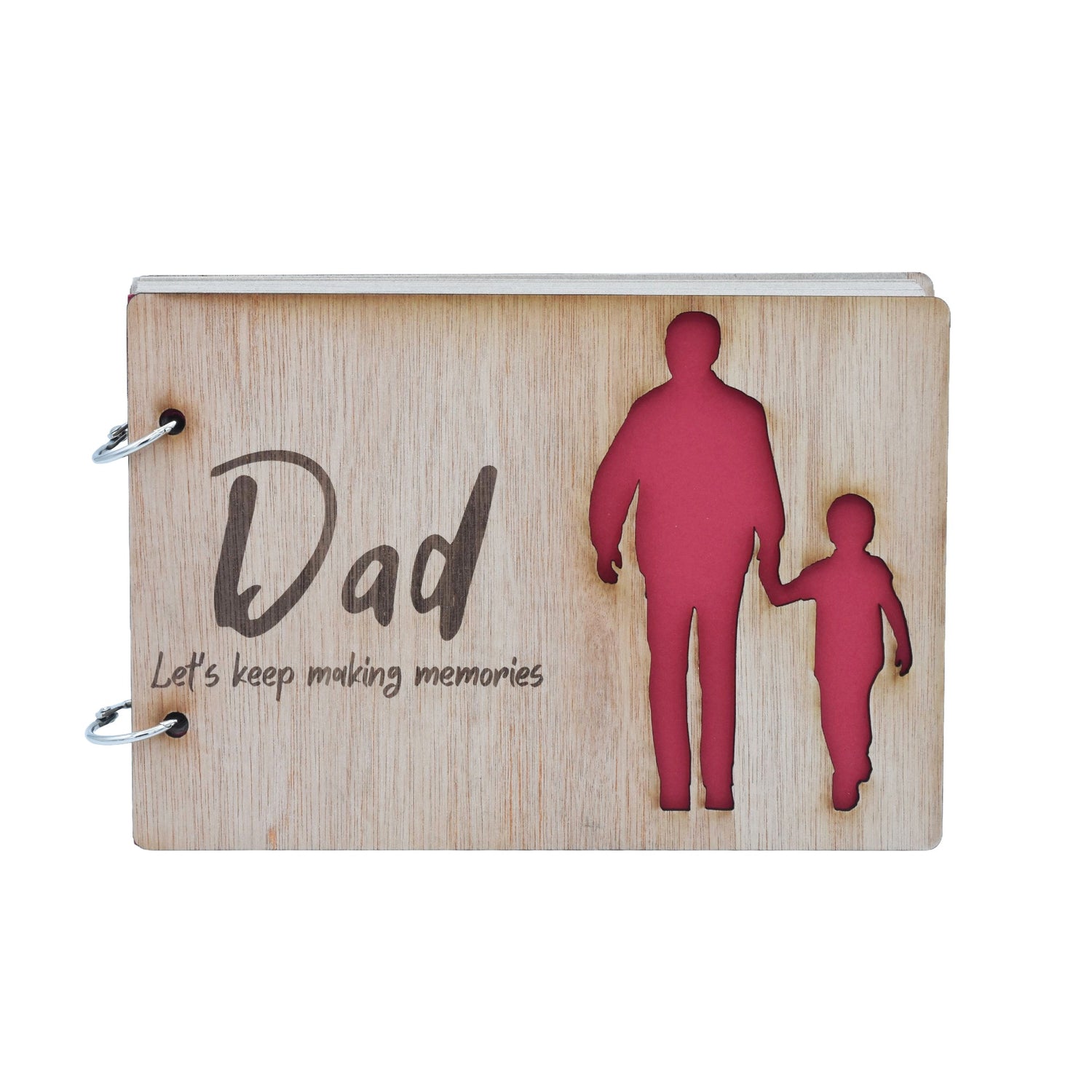 Dad and Son- Scrapbook- Dad Let's Keep Making Memories- Memory book, Scrapbook, Photo album or Notebook. Mothers day or Birthday Gifts. (Copy) (Copy)