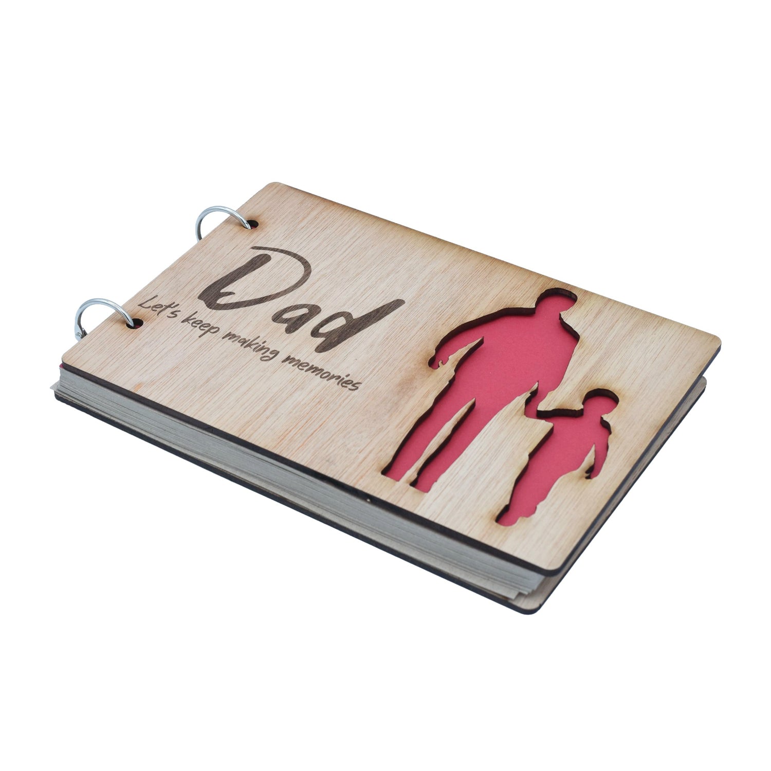 Dad and Son- Scrapbook- Dad Let's Keep Making Memories- Memory book, Scrapbook, Photo album or Notebook. Mothers day or Birthday Gifts. (Copy) (Copy)